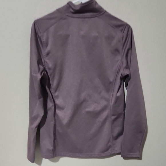 The North Face Purple and Gray Quarter-Zip Sweatshirt - Picture 3 of 8